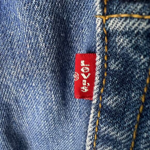 Levis Jeans Mens Size 32 X 30 Blue 501 Button Fly Medium Wash 100% Cotton - Picture 15 of 16